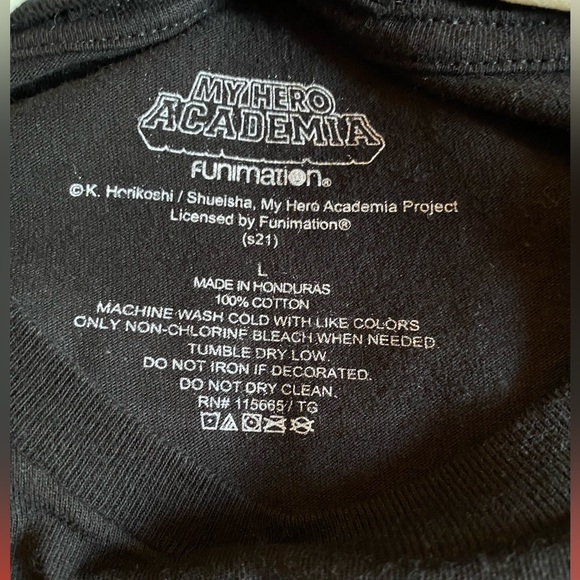 MY HERO ACADEMIA MEN'S EIJIRO KIRISHIMA RED RIOT ANIME T-SHIRT size L - Picture 4 of 4